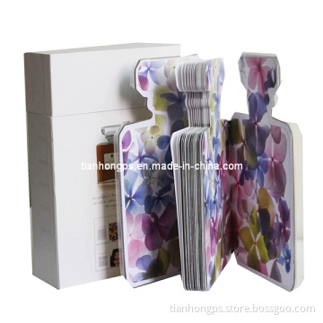 Custom Perfume Bottle Hardcover Book Printing Service (OEM-NP009)